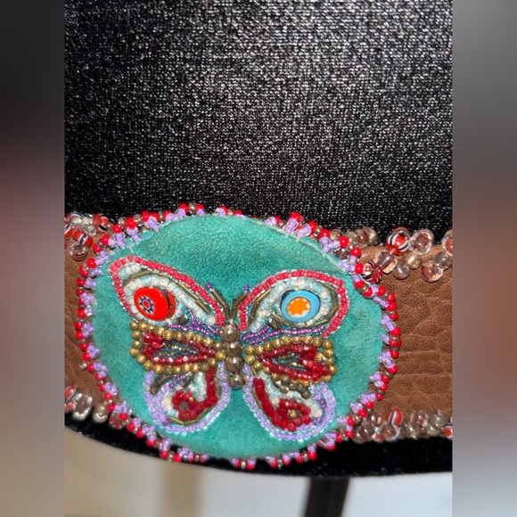 Vintage Handmade boho beaded belt Murano beads amazing piece rare find - Picture 9 of 16